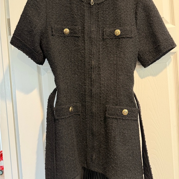Sandro Joie Dress In Tweed- Size 40